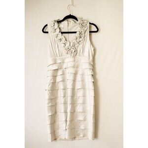London Times Petites 8P ruffle tier special occasion dress cocktail party event